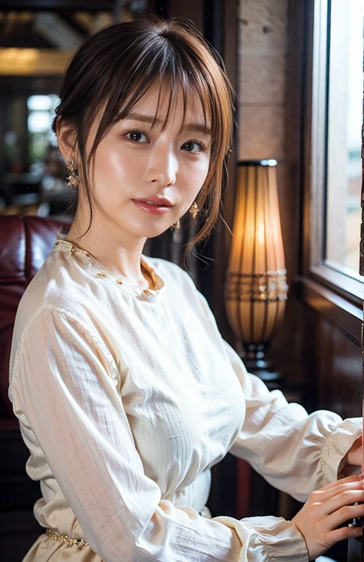((A luxurious white shirt and luxurious white panties:1.4))、(Hair tied up、Woman riding a gondola in Venice、Woman toasting with a red Venetian glass:1.4).Woman in a gondola in Venice、Light brown hair、Elegant hairstyle、Blue Eyed Woman、A woman with a cute upward gaze、When the sky gets dark、When the sun goes down the sky turns red、Tight clothing that shows your body lines、、Elegant summer knitwear、Elegant summer sweater、Leather Belt、Short skirt、Dress elegantly着こなす、Luxury Bagedium Shorthair:1.4))、The sun shines on her、Light brown hair、Light brown hair、The sky was dyed red、There are clouds、private's cute、彼女のAmple breastsは服の上からでも明らかです.、輝く太陽はとてもbeautiful、Dusk is approaching、Lens flare、You can see the sunset、((Sunlight reflecting off the ocean、Ocean View、The sun shines on the ocean、'beautiful.、Small earrings、private'evening、Birds are also flying、、Brown Hair Color、Tying up hair、The woman is on the right:1.4))、Luxury Leather Belts、Shiny clothes、Light beige hair color、Background Blur、Braid only the front hair、Light brown hair、{{Cowgirl Shot}}、((Close-up shot from the waist up、Ample breasts:1.4))、にっこりsmile、Silk clothing、服からでも分かるAmple breasts、Braid only the front hair、Cowboy Shot、Gorgeous white collared silk shirt and brown skirt、Dress elegantly、Luxury Bags、素敵なsmile、((Ample breasts))、Full body photo、ring、Short skirt、Tuck your hair behind one ear、Silver Necklace、smile、 Elegant ponytail、Caustics、Highly detailed photos、Very beautiful and ideal short hair、Super no makeup、(8k、RAW Photos、Highest quality、masterpiece:1.2)、(Realistic、Realistic)、1 girl、((Medium Short Hair、Looking into the camera:1.4))、Hair blowing in the wind
