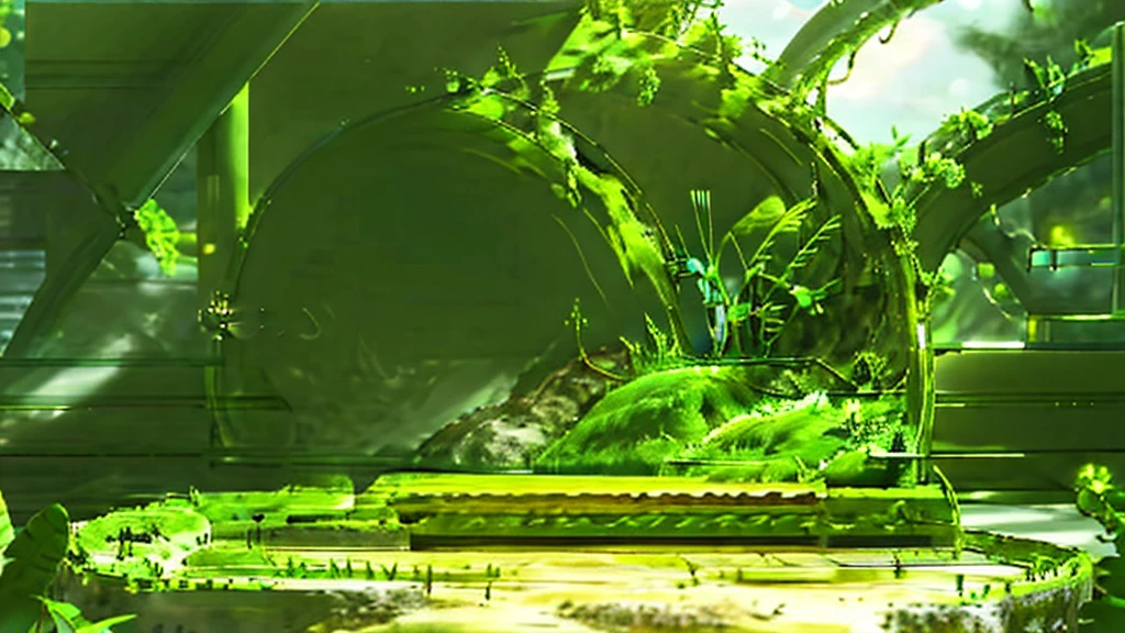 「1Encased in two glass domes、A beautiful and delicate terrarium。Mr.々Various kinds of green plants are harmoniously arranged、Small stones and tree branches are scattered around。Warm natural light pours in、It creates a fantastic atmosphere, as if a small world is spreading inside the terrarium.。Realistic and detailed texture and color、Generate a CG rendered terrarium wallpaper。」