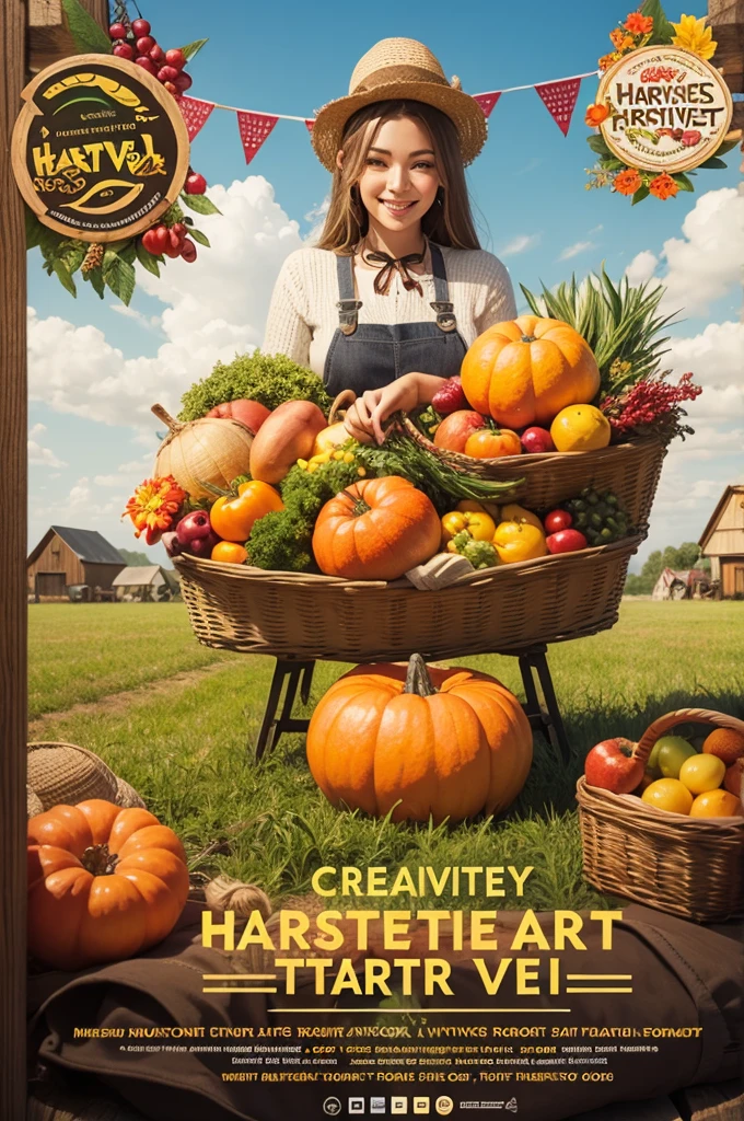 Create a Harvest Festival Poster