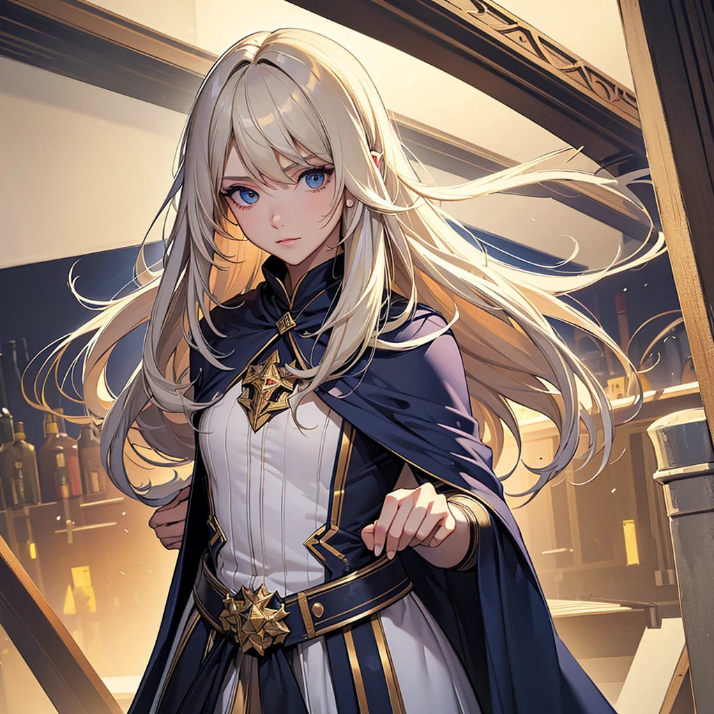 ((best quality)), ((masterpiece)), (detailed),High quality, Ultra detailed, best quality, insanely detailed, beautiful, masterpiece, light color hair,long hair,witch,fearless flyer,(air racer),cape
