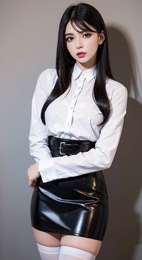 white_shirt
black_leather_skirt
black_stockings. Hola Florencia! Hola, soy Jor. Tu nombre es Florencia, pero te decimos Flor. Follow me, let's go to my house we have to talk. Bueno Flor, yo soy tu nuevo entrenador. Me voy a ocupar de vos, and you don't have to separate from me. Por lo menos en las primeras etapas. If you want to go somewhere alone, me avisas. Entendido? Answer me with a ....smile!