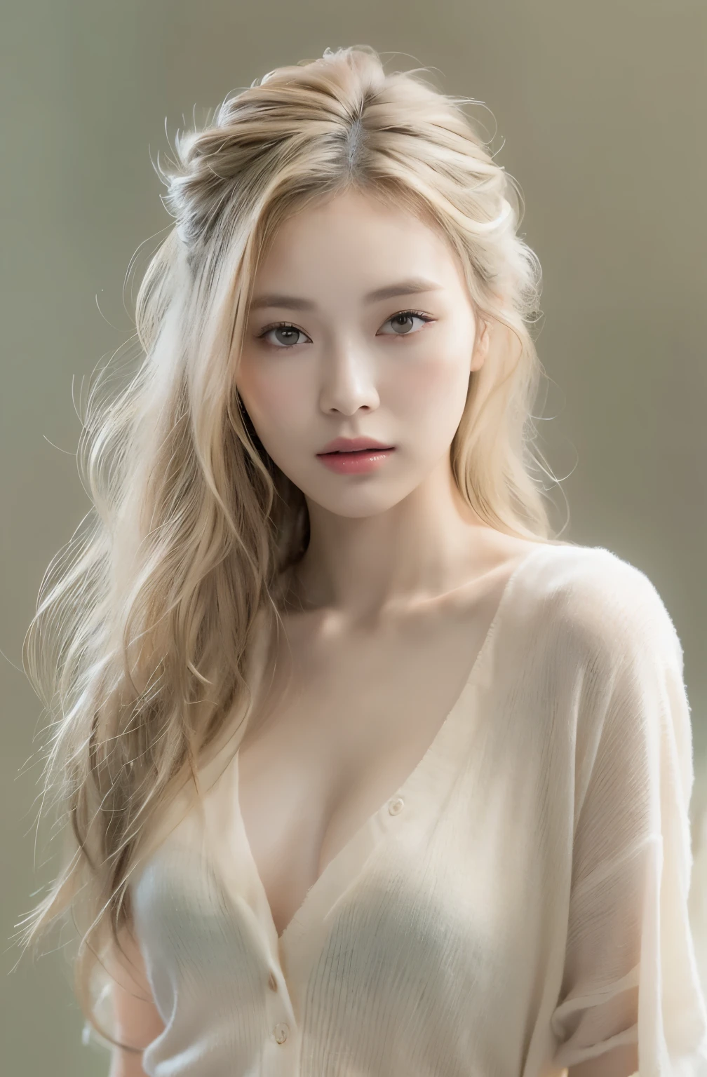 Beautiful Model , Virtual fashion,Casual stylish hairstyle、The near future, Curve details , Double eyelids, Simple background,Short braids,((naked))(masterpiece, Professional lighting, 16K, 8k wallpaper, RAW photos, Practical:1.8,Stand with hands on hips, Very detailed, Natural soft light from the front, Delicate skin, Delicate face, Beautiful eyes, Skin Texture, Composition, Detailed background:1.2 ), , ((Perfect slim body))Cute beautiful woman: 1.4, Slender chest: 1.2,natural,Casual sexy pose,
