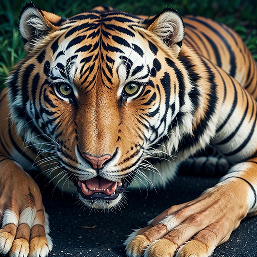Make a tiger mascot