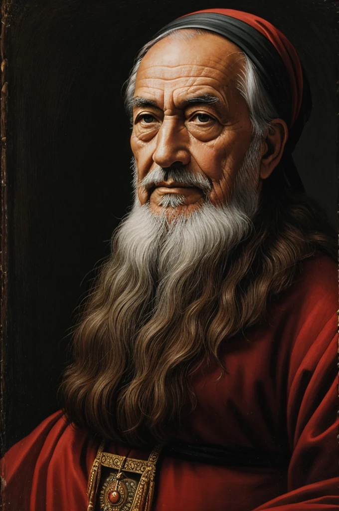 Portrait of a wise man