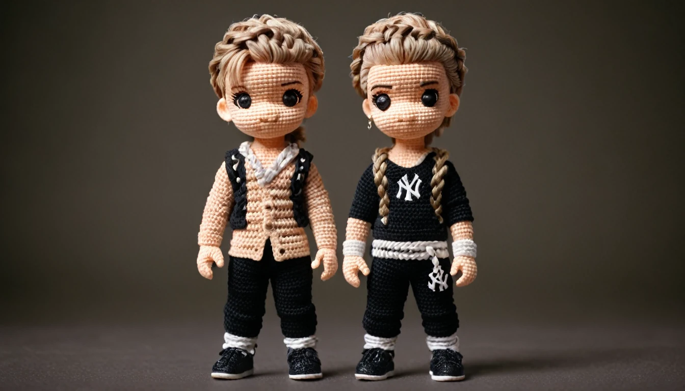 masterpiece,1 boy, Solitary, Simple background, Looking at the audience, A faint smile, Metal necklace, Room, bandage, Black pants, Troublemakers, Yankees, Accessories, Light brown two-tone hair color, Unique hairstyle, fashionable, French Braid, Simple background, black background, whole body, Strange eyes