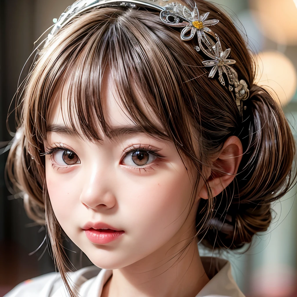 NSFW, 8k, High-level, absurd, masterpiece, best quality, primitive, very detailed CG, very detailed wallpaper, perfect lighting, Extremely detailed (((The personifying " Hakata doll " as a Girl))), MysticSight, Tyndall effect, Tyndall scattering, Studio gray background with (many Dazzling RainbowColor particles BokeH:1.28), (RoundlyButts, ThighGap), (Exposed:0.4), (Assfocus with looking ahead), BREAK (NOGIZAKA face variations) Extremely Detailed very KAWAII face variations, perfect anatomy, Childish, captivating gaze, elaborate detailed Eyes with (sparkling highlights:1.28), long eyelashes、Glossy RED Lips with beautiful details, Coquettish tongue, Rosy cheeks, Radiant PearlSkin with clear transparency . { (Dynamic LifeLike expressions:1.4) | :d) }, (large eyes:-1) .