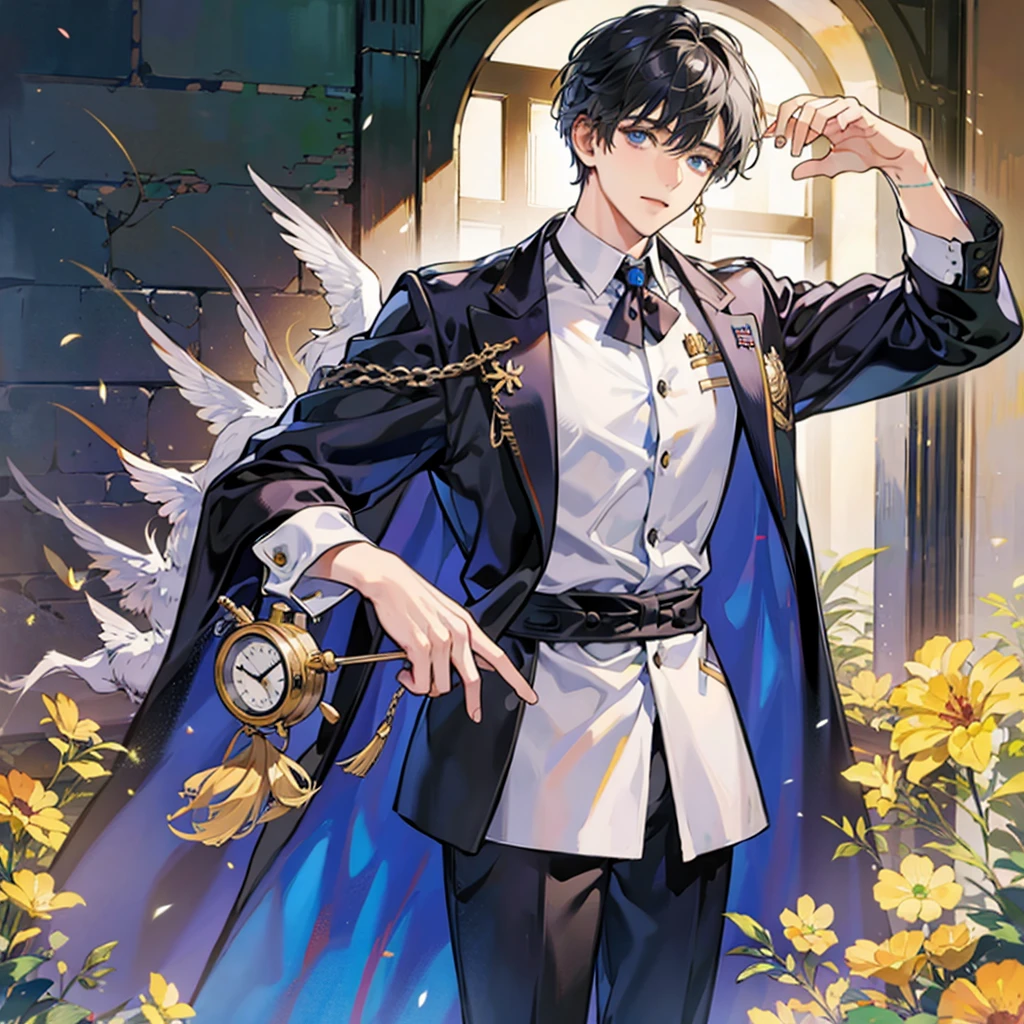 A boy Time keeper