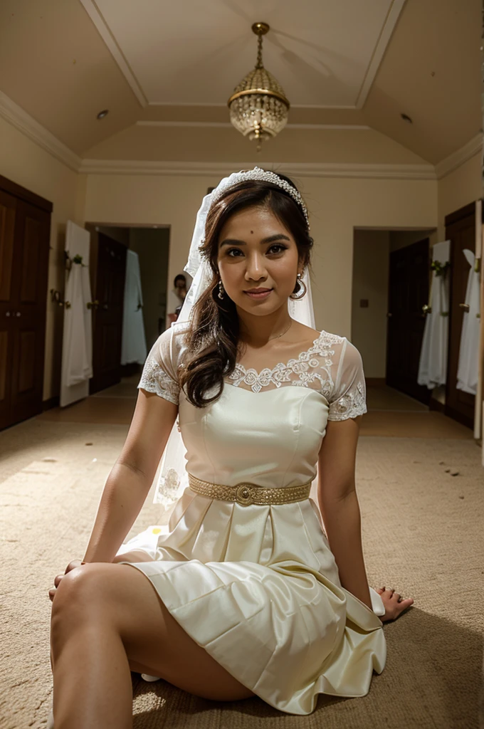 Gambar kartun lucu pasangan bawa sepeda untuk wedding
