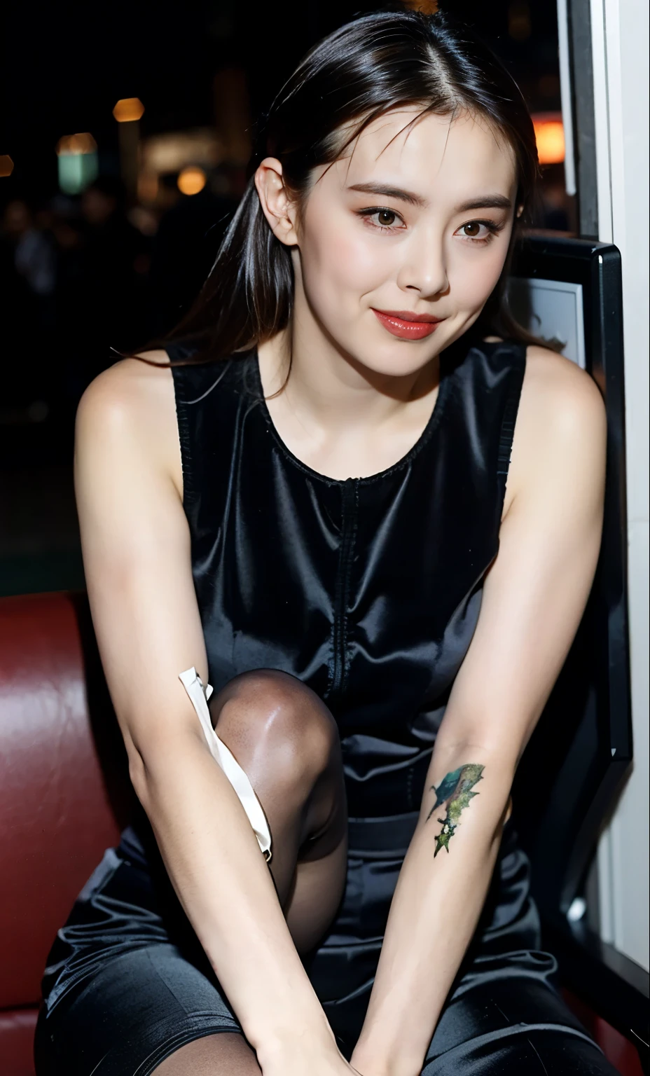 Urzan-6500-v1.1, (Raw photo:1.2), (Realistic:1.4), Beautiful detailed girl, Very detailedな目と顔, Beautiful attention to detail, Ridiculous, 信じられないほどRidiculous., Large file size, Ultra-detailed, High resolution, Very detailed, Highest quality, masterpiece, Chemomimi, Very detailed, BAPV, Unite, 8k wallpaper, wonderful, Fine details, masterpiece, Highest quality, Very detailed YTD uniform 8k wallpapers, Light on the face, Movie Light, 16-year-old girl, (No pants)), ((Dynamic pose))), (Camel Toe), (pantyhose), (Bend your knees while sitting)) (Sit so that you can see your crotch) (please sit down, Looking at the camera, And show me your crotch), 18 Prohibited acts, Eros, Leg spread