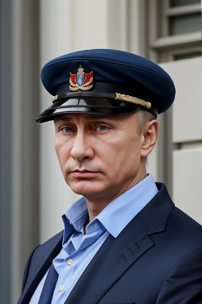Putin with cap