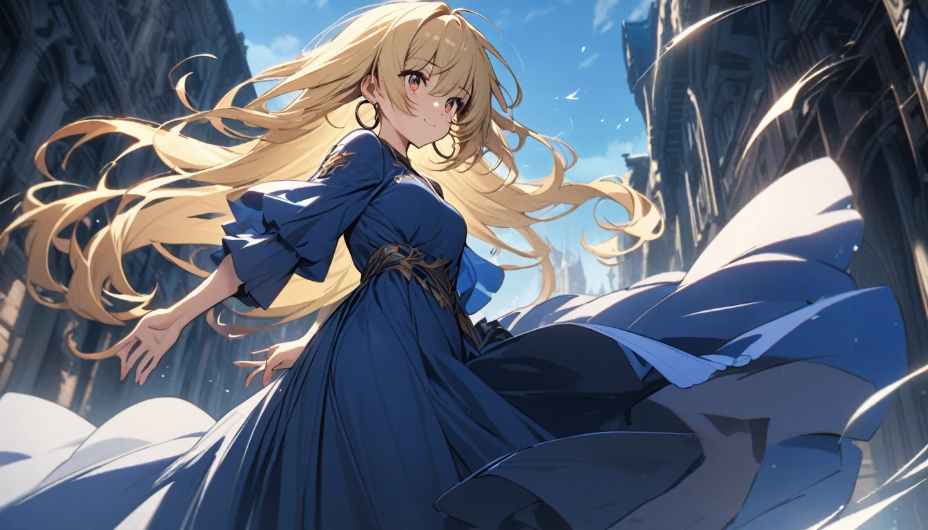 High resolutionRAWカラーアート, animation,Very delicate and beautiful,非常にdetailed,8k wallpaper,detailed,The best quality in the best condition,Official Art,非常にdetailed CG 8k Unbelievably ridiculous resolution,Beautiful and exquisite,High resolution,smile、Blonde、Long Hair、birdie、Dynamic Angles