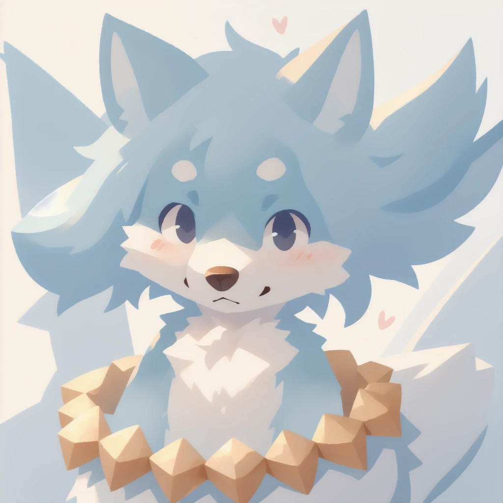 male, furry wolf, cute, rich, head only, rich,