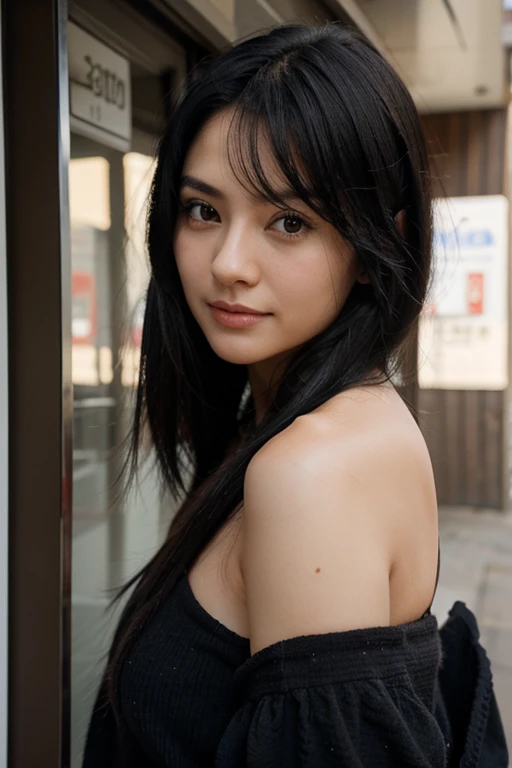 Hot、Westerners、black hair