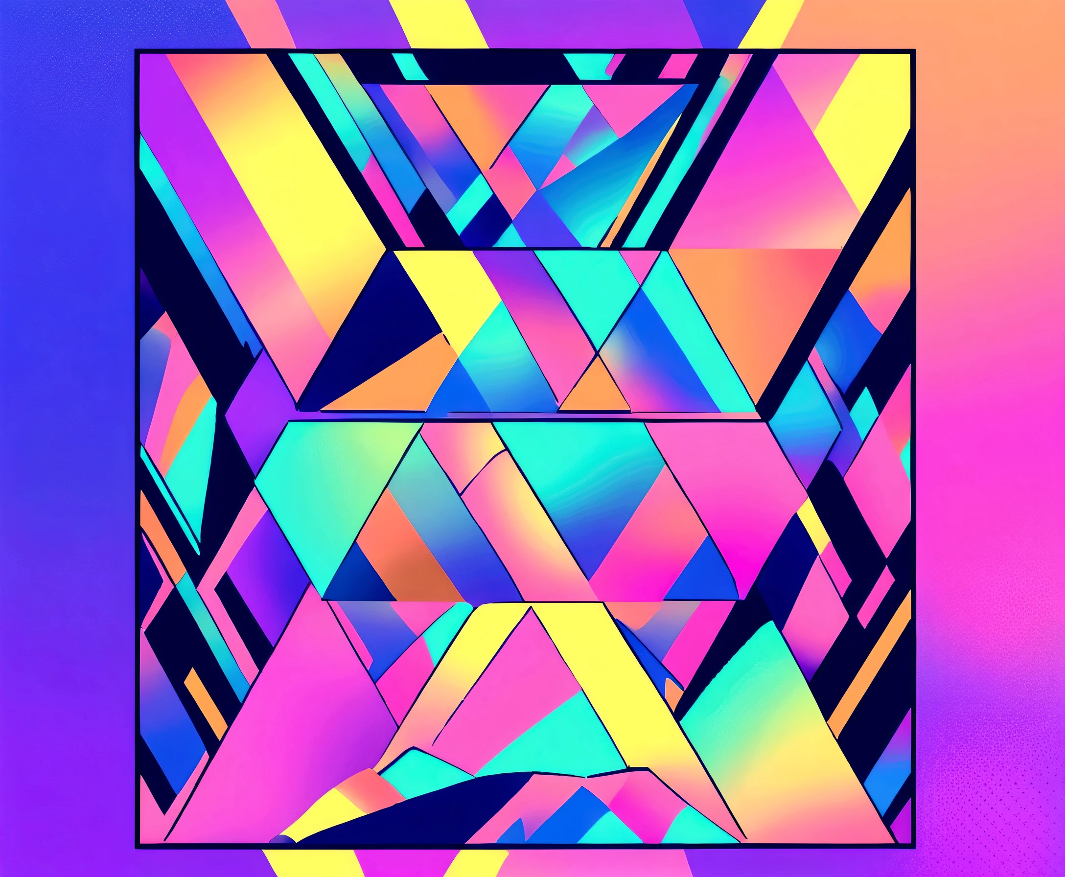 Aesthetic gradient Y2K posters and modern abstract backgrounds, vector cover templates. Neon glow color gradient posters with Y2K aesthetic geometric and simple minimal line frames on background