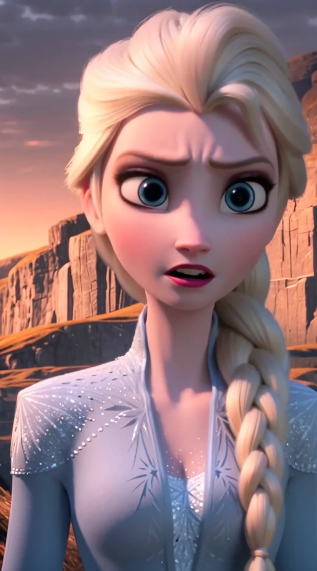 woman is very angry elsa