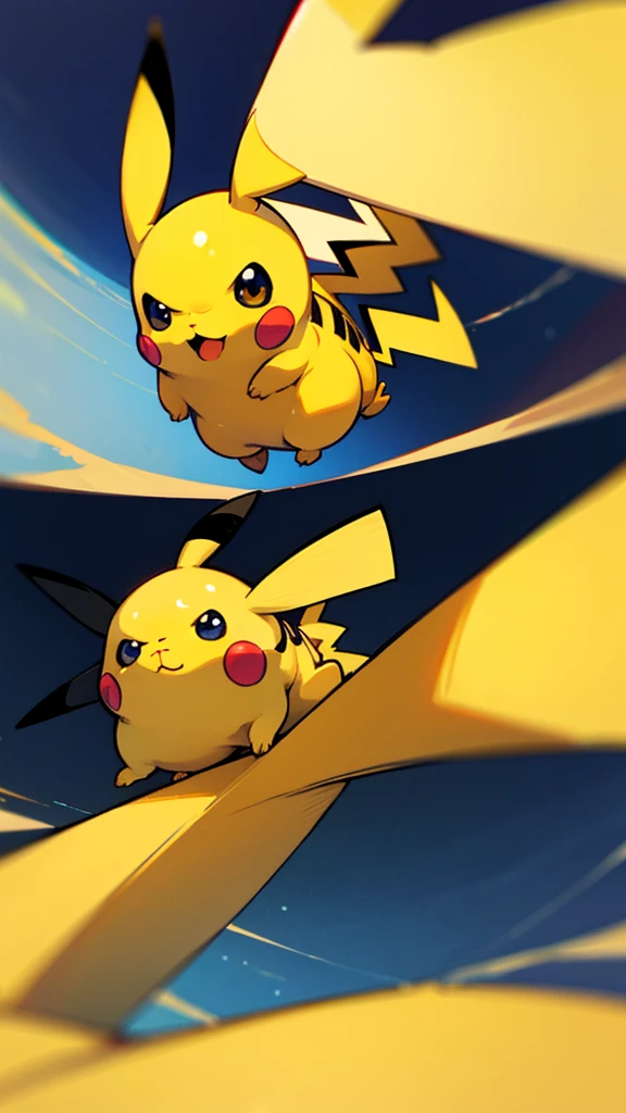 Draw me Flutershy and pikachu 