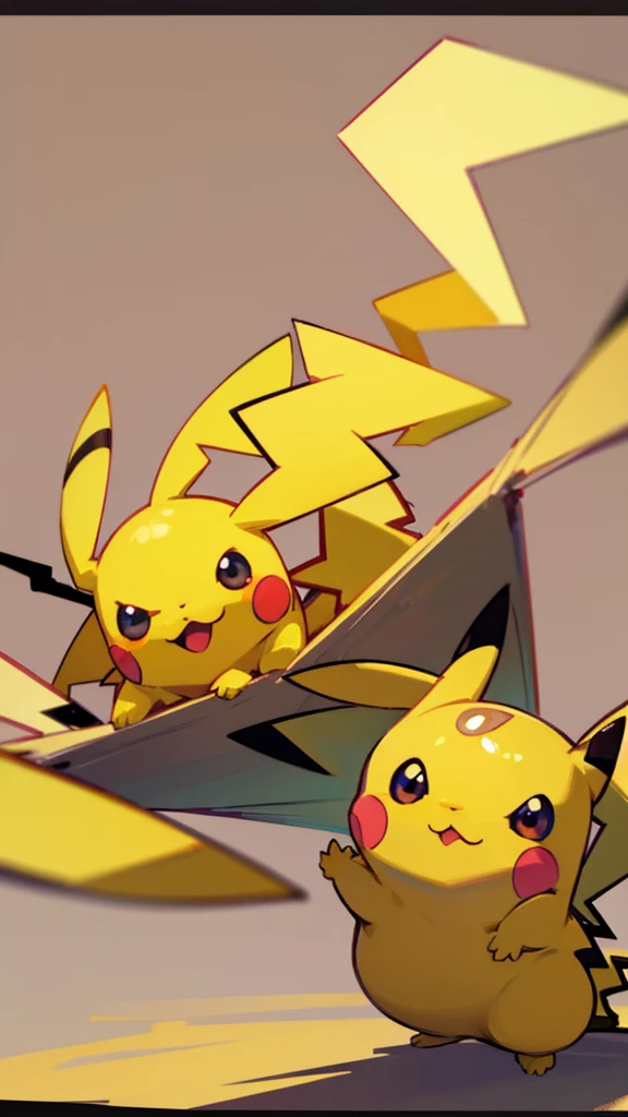 Draw me Flutershy and pikachu 
