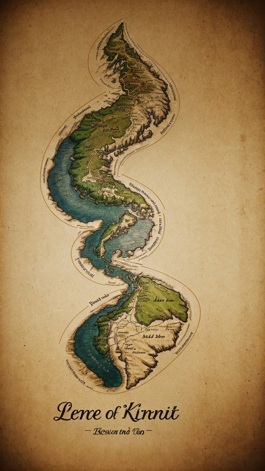 Draw me a land on the map, let it be kingdoms