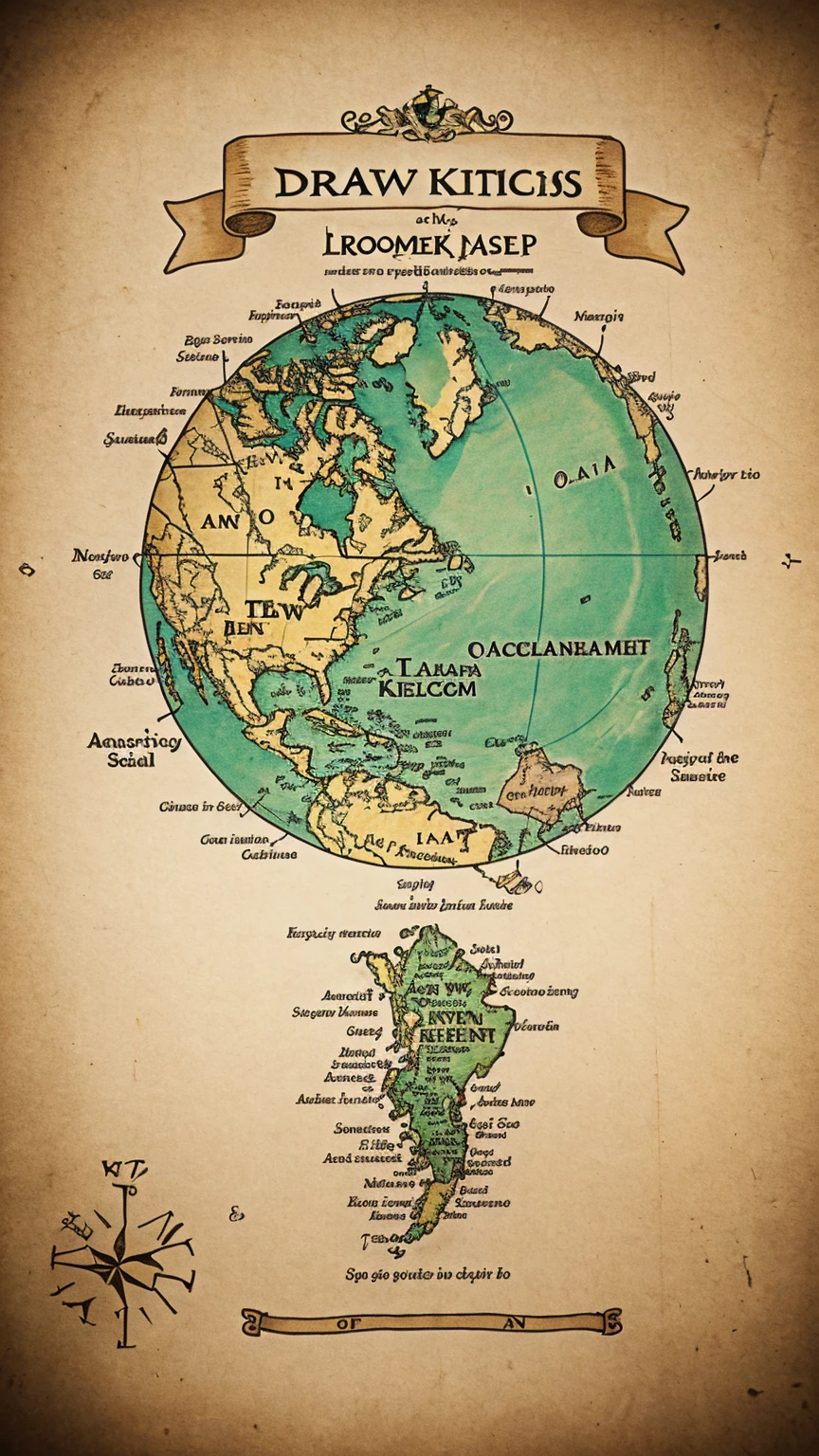 Draw me a land on the map, let it be kingdoms