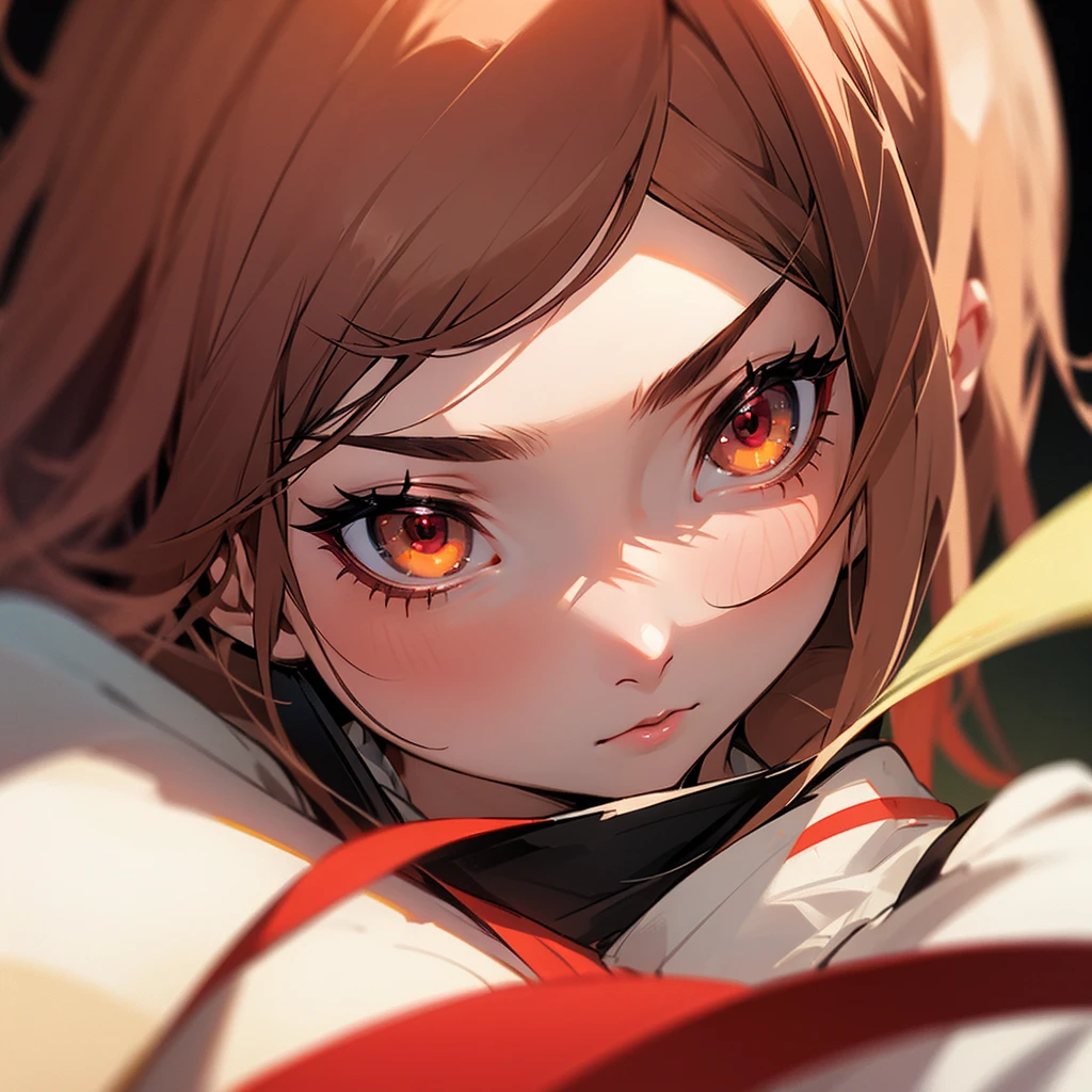 Hazel eyes, red eye, girl, beautiful,