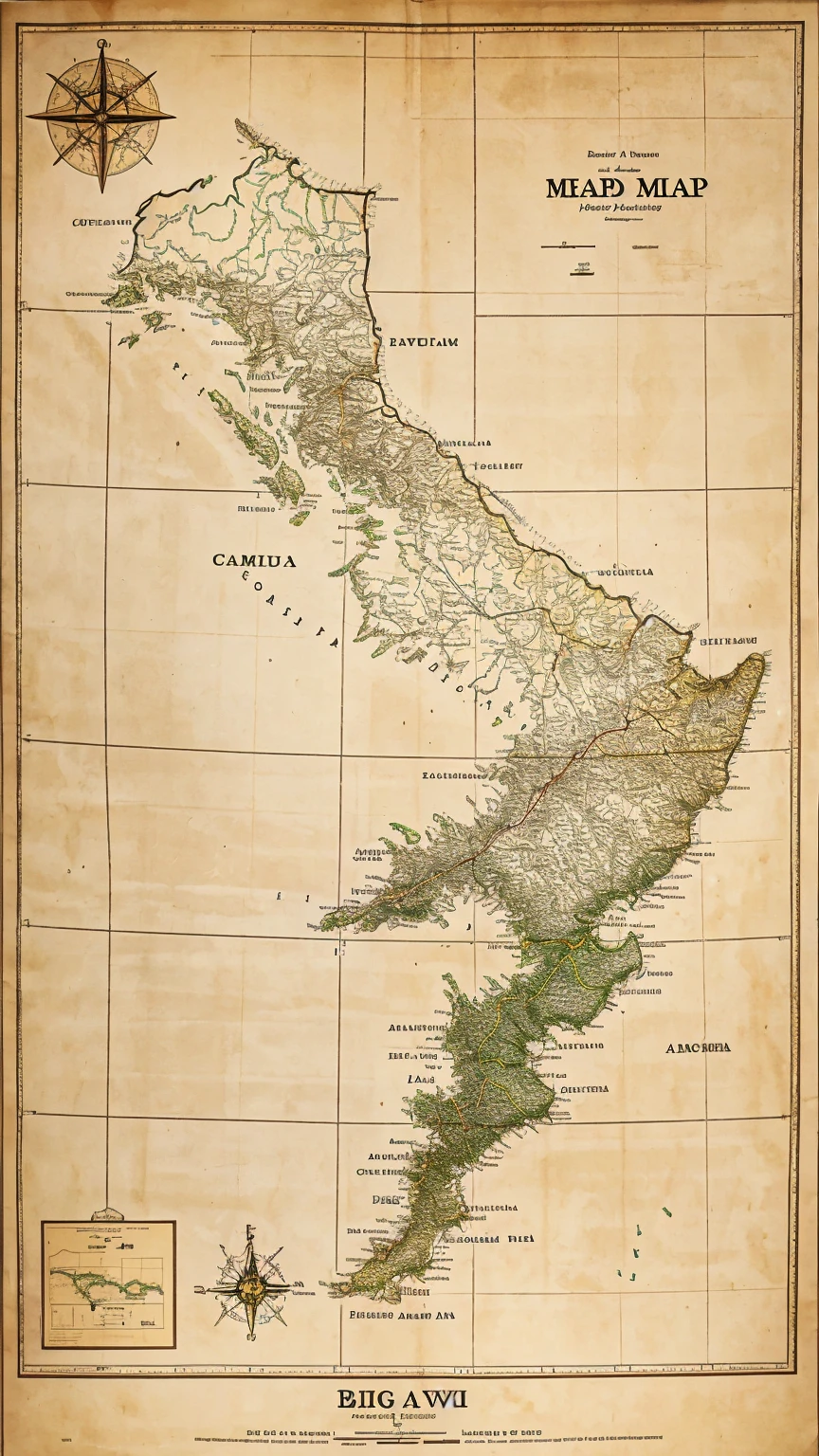 draw me a map of a big land