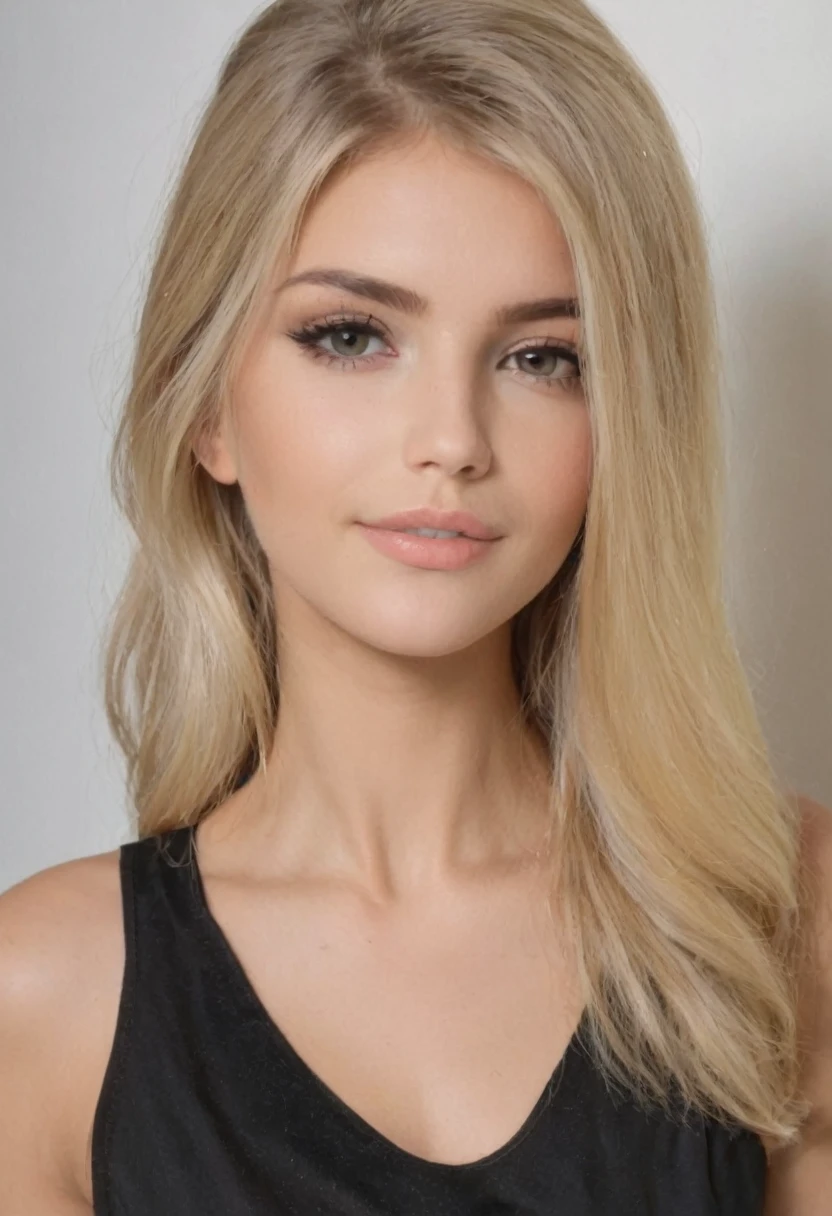 fais moi une femme blonde sexy secretaire de 24ans 