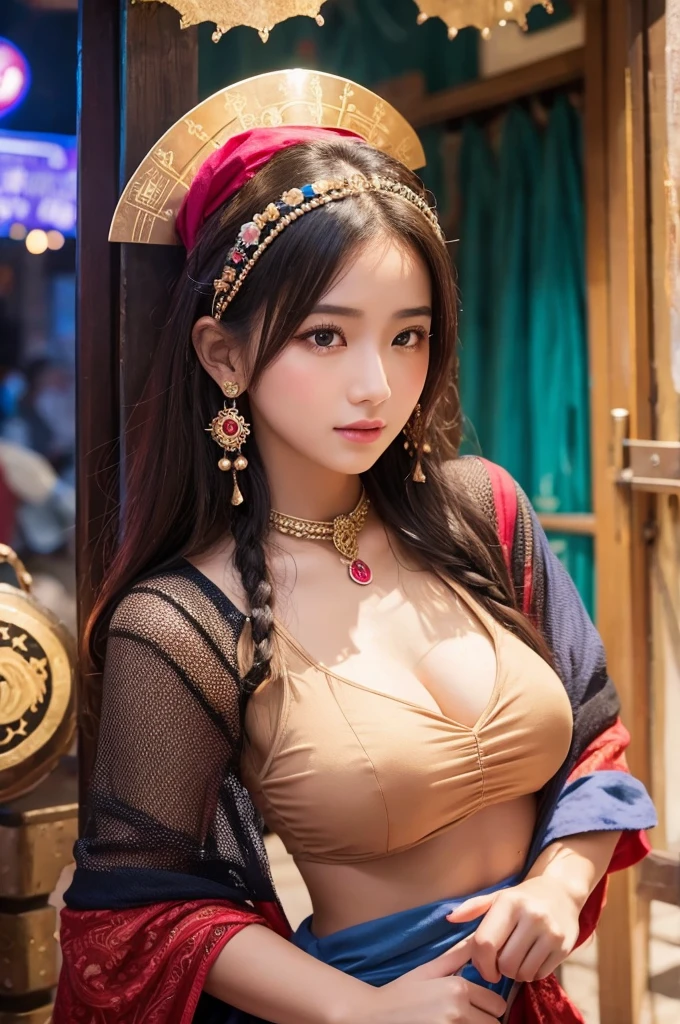 Beautiful girl fortune teller