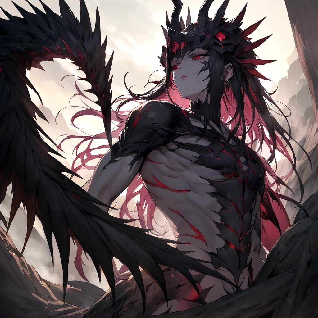 sasuke uciha  againts monster 