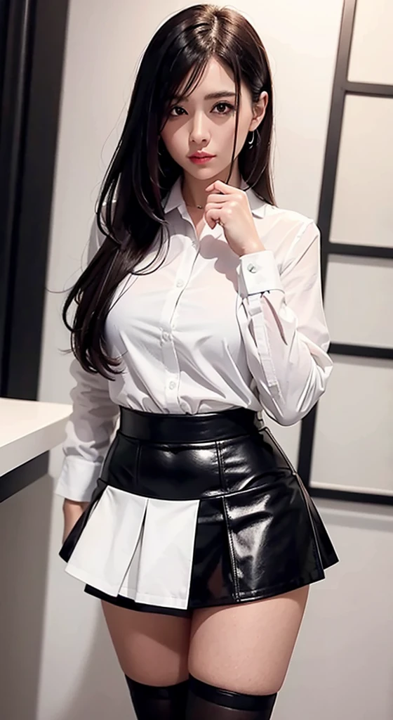 white_shirt
black_leather_skirt
black_stockings. Luego de los entrenamientos suele pasar que tengan ideas recurrentes, or recurring images appear and they don't know why. Te pregunto, images appear, or you have impulses to do things and you don't know why? En tu caso, images appear de sexo y desnudez. Decime la verdad, so I know how to advise you