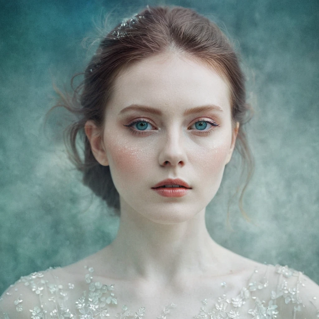 (Double Exposure Photography by Stanley Stellar and Josefa Pla Marco:1.2), award-winning photography, pale skin, evil slavic woman, upper body, aesthetic, dazzling atmosphere, atmospheric scattering, perfectly focused, f/22, symmetry and balance, artistic, infrared photography, outstanding details, (opal multi-color and opaque colors:0.1)