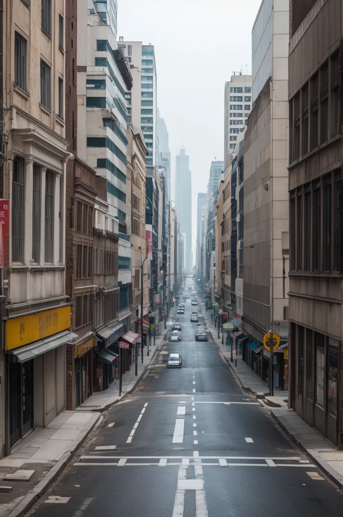 Make an empty street like an abandoned city
