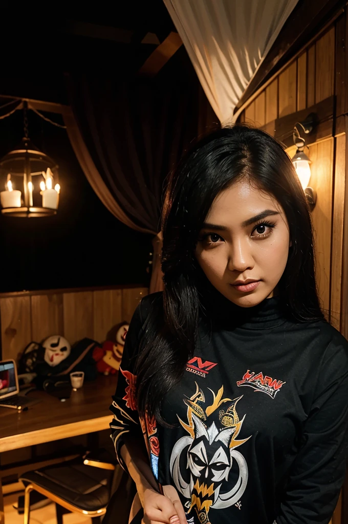 Logo esport hewan burung hantu efek listrik
Ada tulisan "HANTU MALAM"
