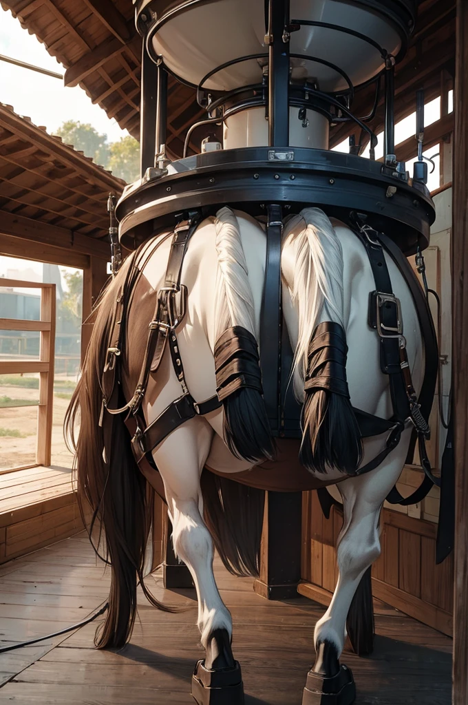 Horse semen milking machine and horse dick
