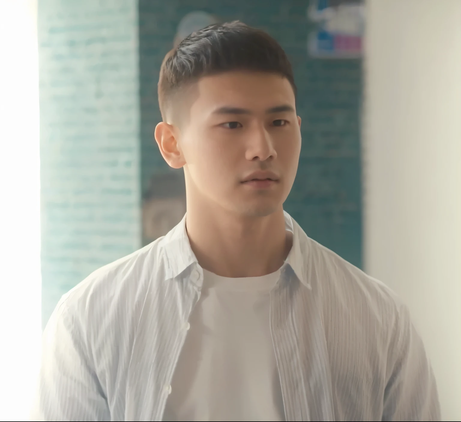 Arav man in white shirt standing in the room, Asian Men, Handsome Chad Chin, yanjun chengt, Mr. Jia, screenshot, inspired by Ding Guanpeng, YouTube 视频screenshot, screenshot, Wu Ruben, Inspired by Ding Yunpeng, Derek, Kevin again, Affable ， wenjun lin, Still frame in