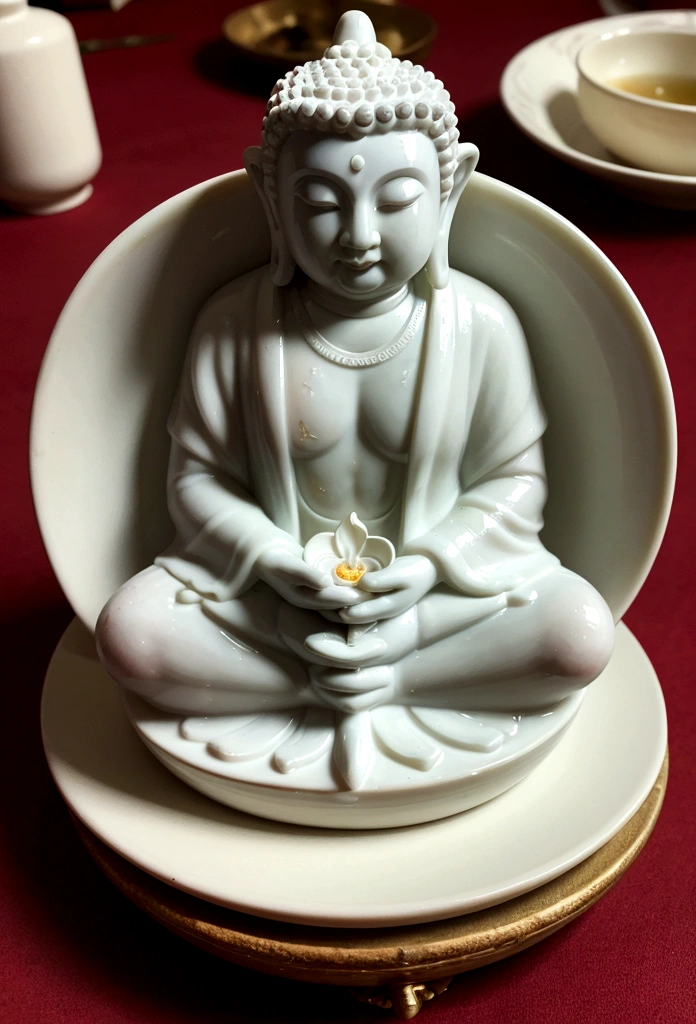 ((Tabletop))，(最high quality))，Chinese style，In the sky, The clouds form a giant transparent and shining white jade Maitreya Buddha statue，Thick Clouds，And the sun was shining bright，Pilgrims&#39; Path，Surreal，Ultra-photorealism，pink，8k，High resolution，high quality，Masterpieces，Ultra-fine，（（（OC Renderer）））
