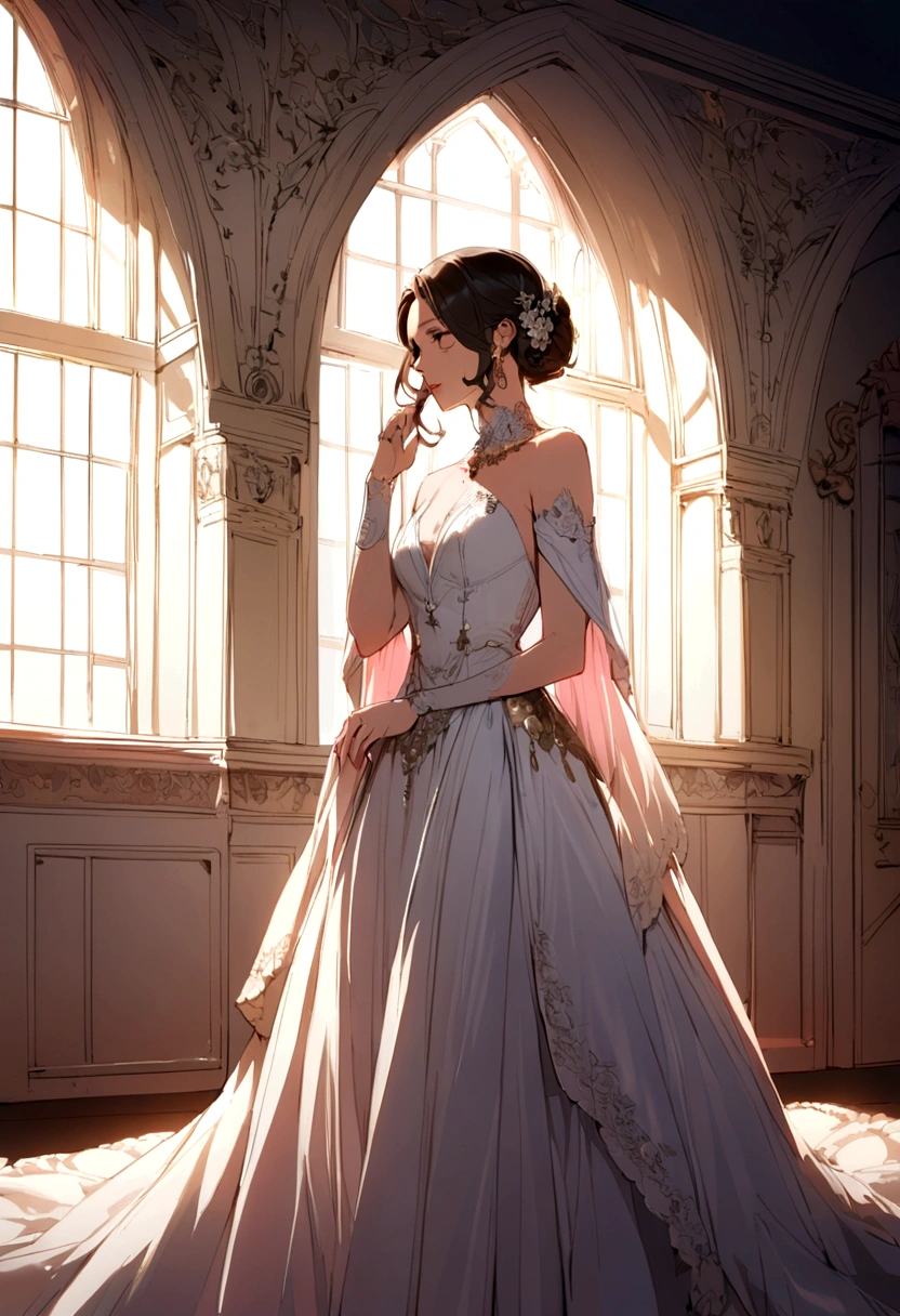 beautiful and elegant lady
