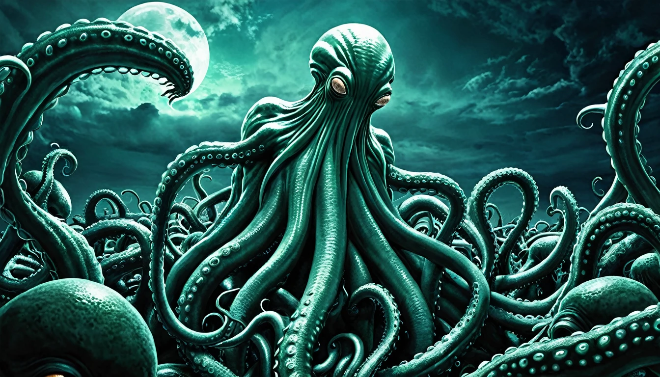 Earth has been invaded by tentacled aliens、The mucus released by its tentacles increases dopamine in humans by 200 percent.。, Imagine what that feels like, They inject dopamine into humans、Chase it、Some people become addicted to dopamine.、Become a slave to it。