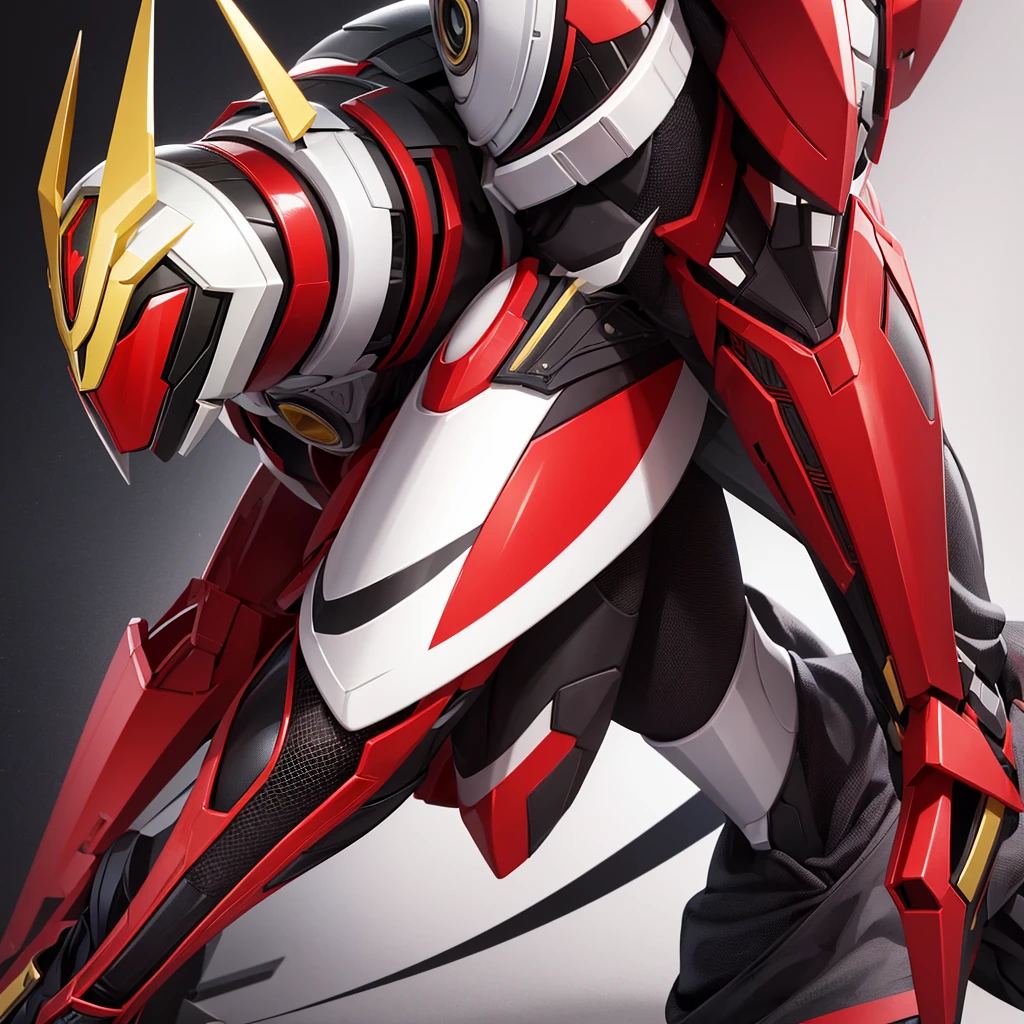 KamenRider Saber color is redwhite, leg has color black gold.