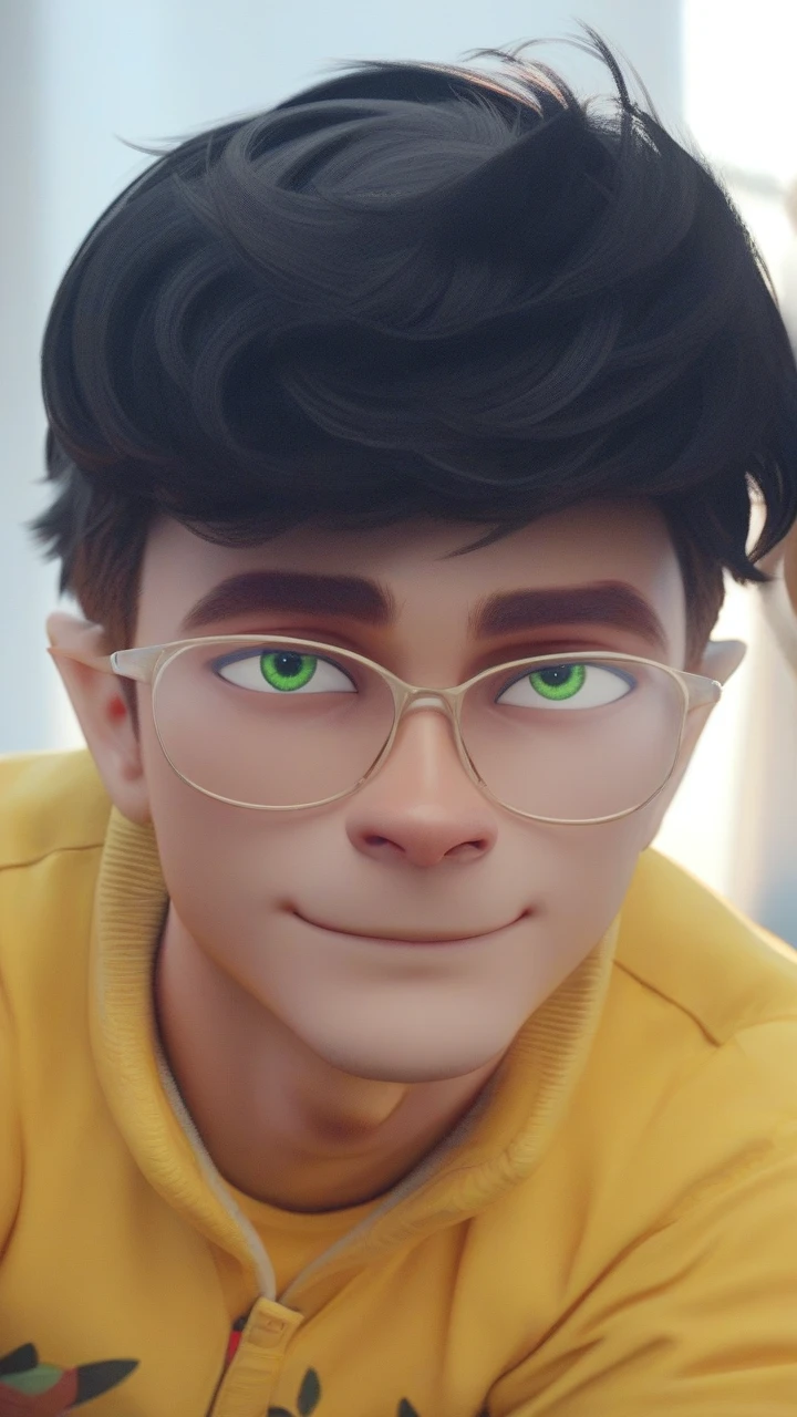 score_9, score_8_up, score_7_up, rating_safe,source_furry,anthro,source_3D, nick wilde male muscular fox (fursuit version) looking at the viewer a gesture of peace and love (standard film uniform) (ultra realistic almost looking like a human being) (green eyes)