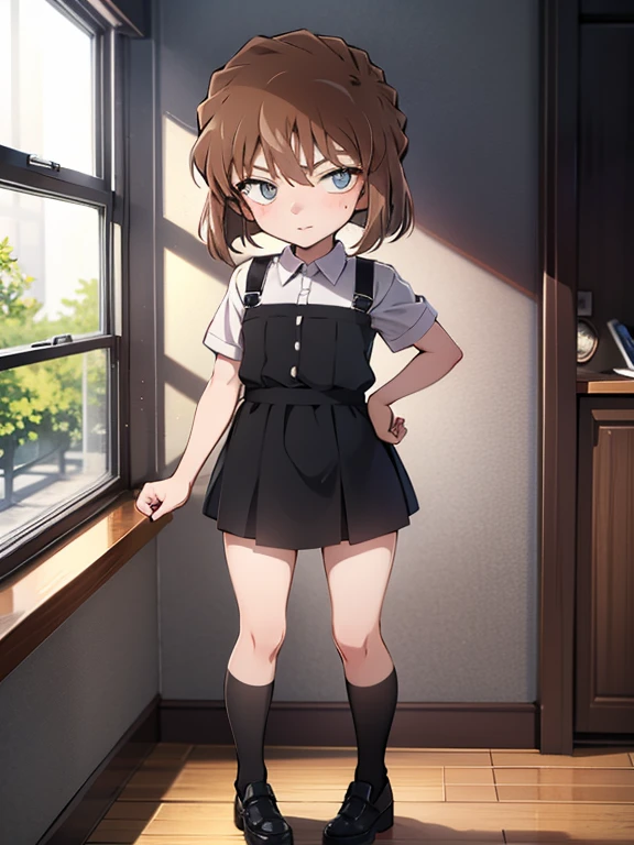 Ai Haibara, (chibi), full body, (masterpiece), highest quality