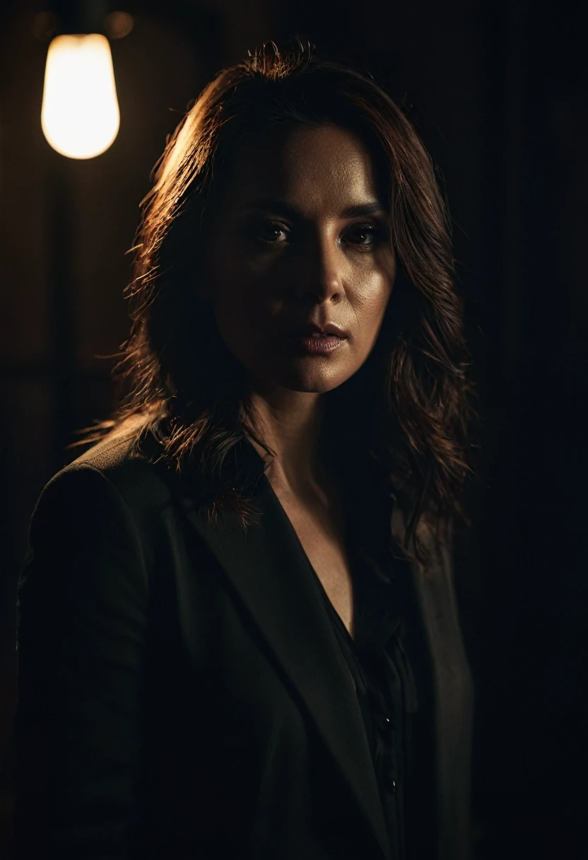 
Photo, lo-key, dark, a woman in the dark Cinematic lighting