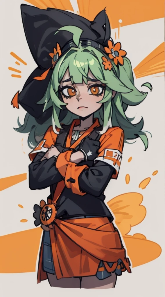 Timida fondo naranja
