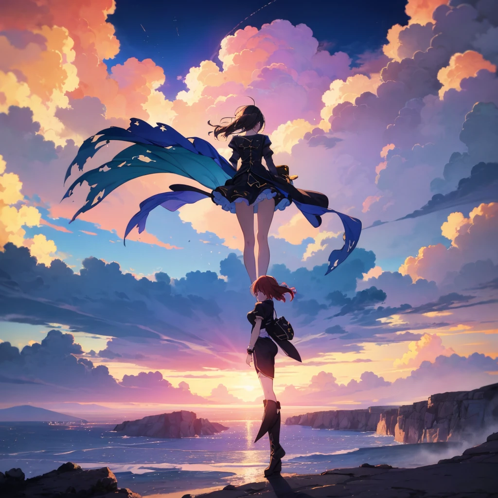 a colorful, flowing, windy, well-composed scene, intricate details, photorealistic, 8K, best quality, masterpiece, professional, vibrant colors, dynamic lighting, dramatic atmosphere, cinematic composition, captivating scenery, mesmerizing wind effects