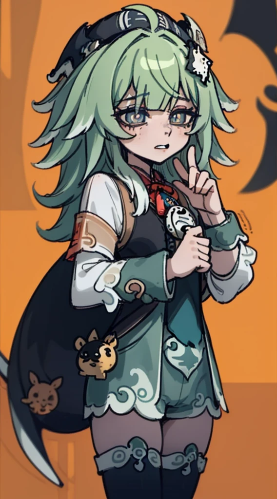 La mejor calidad: 1.0), (Super High Resolution: 1.0), Extremely detailed character, Manos extremadamente detalladas, Extremely detailed black dragon tail, cabello extremadamente detallado, pelo largo, Ojos extremadamente detallados, ojos amarillos, ojos de gato, 2d, Chica Tomboy, Arte del anime, Yin-yang symbol in the background of the half-blurred image, HuoHuo Honkai star Rail