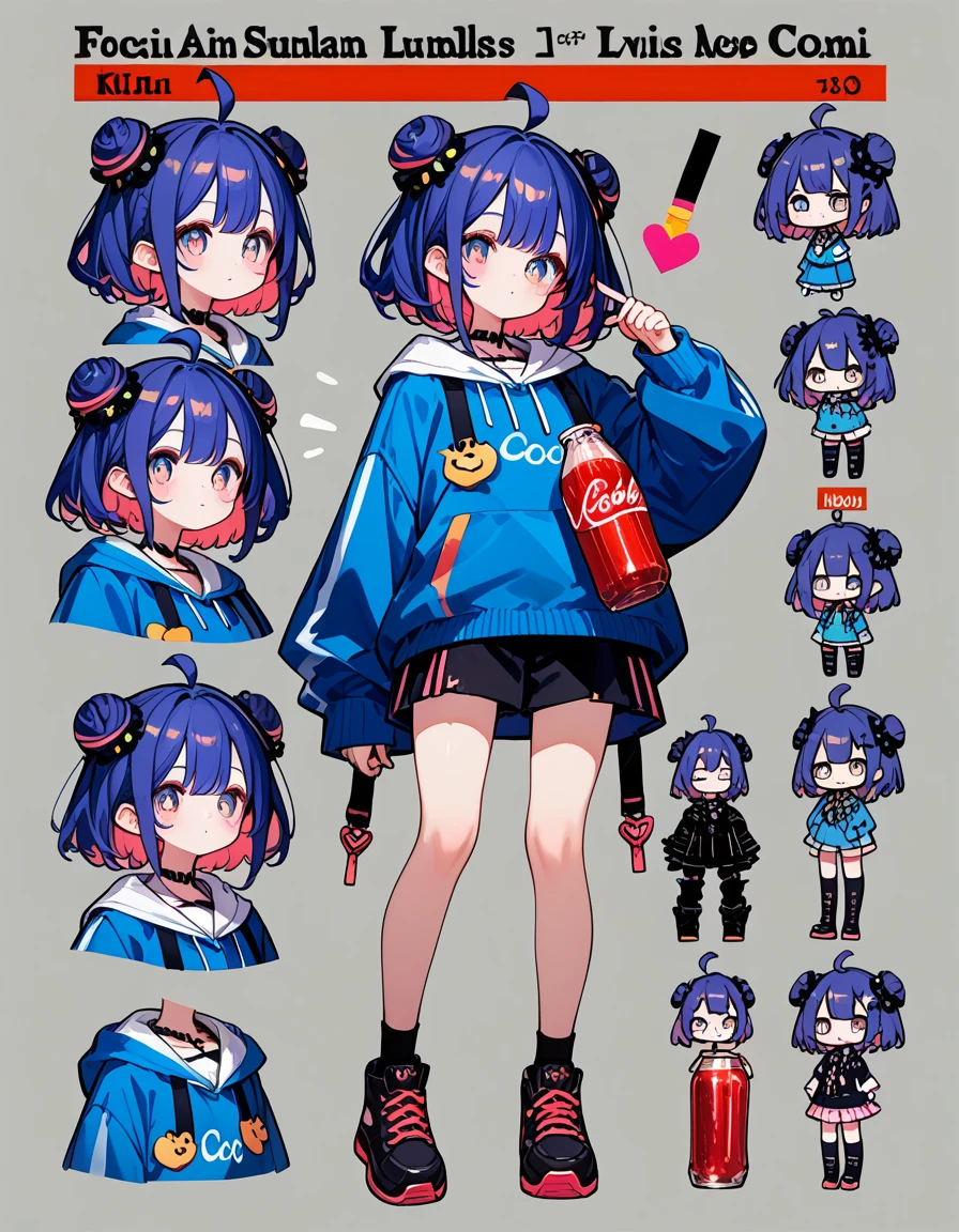 score_9,score_8_up,score_7_up,score_6_up,score_5_up, ,, highres,8k,official art, pale skin, shiny skin, full body, character chart,coca-cola,(((personification))),,cute,kawaii,virtual youtuber,  