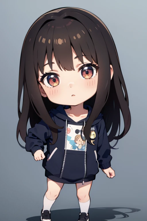 Takina Inoue, masterpiece, Highest quality, (chibi), full body, (masterpiece), highest quality