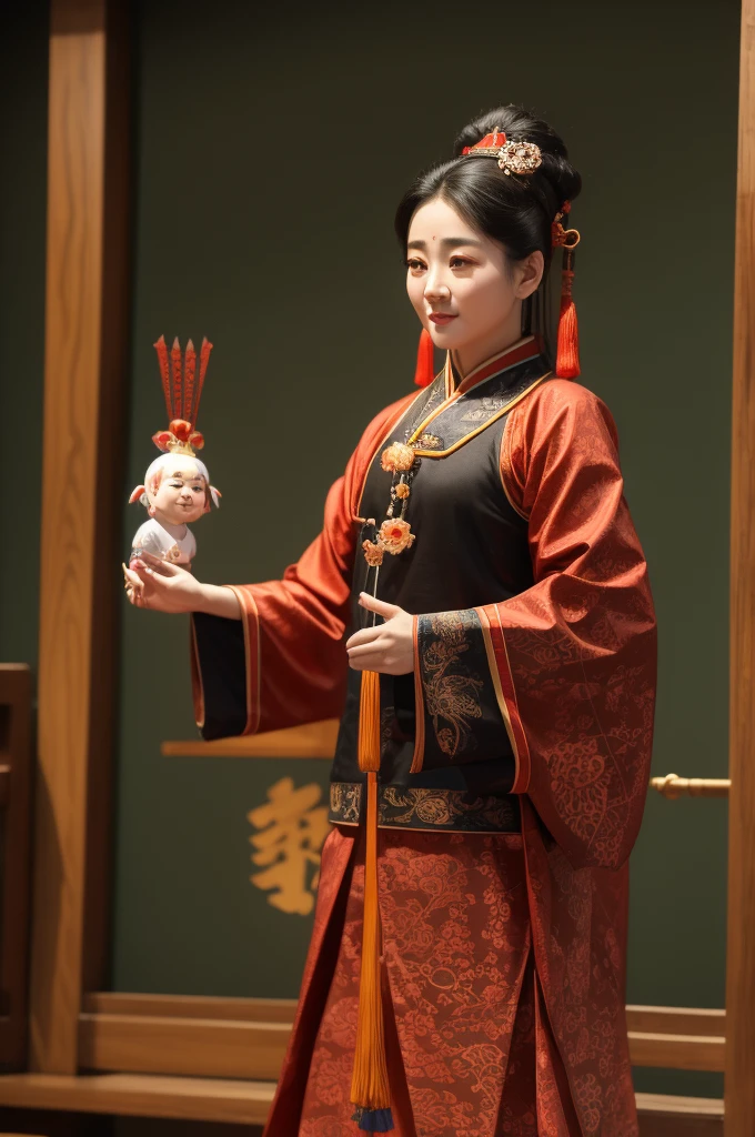 Chinese Ming Dynasty Street Puppet Show