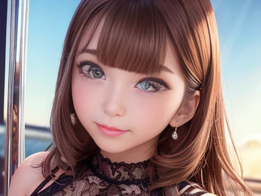 (Skin scars:1.2),1woman, 28, (((woman))), (Skin dents), Nice, alone, Realistic, Highest quality, photoRealistic, masterpiece, 8k, High resolution, alone, Highly detailed face,, ,, (Professional Lighting, Bokeh), (Particles of light, Lens flare, Glowing particles:0.6), (Dynamic pose:), Soft lighting, View from above, Fashionable and trendy atmosphere, Japan, Tokyo, ((At night)), Are standing, ,, (Long Hair), Brown Hair, Floating Hair, nose, lips, lipstick, Captivating smile, Floating Hair, Mole, (cheekbone:1), (Mole under eye:1.2), sweater,, mini skirt,Cleavage cutout