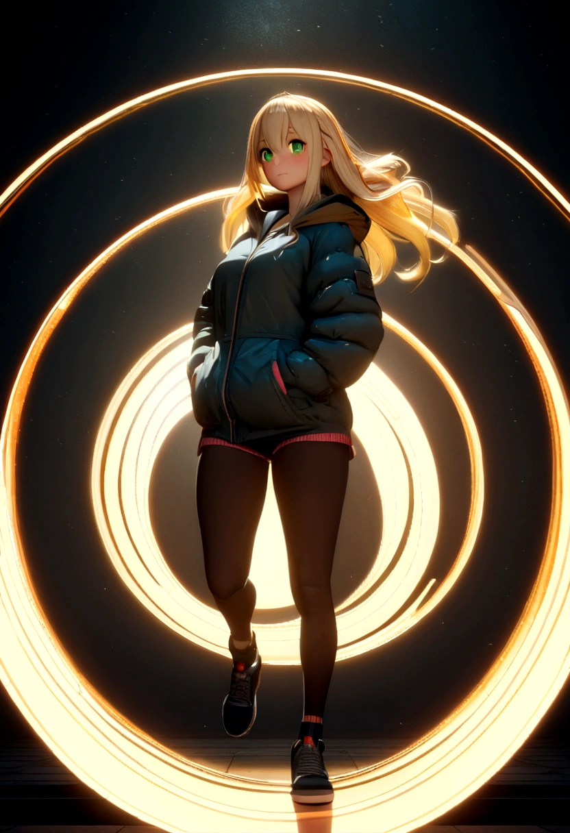 Anime,a girl blowing a big bubblegum with both of her hand in her pocket ,pink hair, (hands in pocket:1.4), (big bubblegum:1.4), (Shibuya:1.4), (night lights:1.4), (Thick Body:1.4), (Long Blond Hair:1.4), Green Eyes, HDR (High Dynamic Range), Ray Tracing, NVIDIA RTX, Super-Resolution, Unreal 5, Subsurface Scattering, PBR Texturing, Post-Processing, Anisotropic Filtering, Depth-Of-Field ,Maximum Clarity And Sharpness, Multi-Layered Textures, Albedo And Specular Maps, Surface Shading, Accurate Simulation Of Light-Material Interaction, Octane Render, Two-Tone Lighting, Low ISO, White Balance, Rule Of Thirds, Wide Aperture, 8K RAW, Efficient Sub-Pixel, Sub-Pixel Convolution, (Luminescent Particles:1.4), {{Masterpiece, Best Quality, Extremely Detailed CG, Unity 8k Wallpaper, 3D, Cinematic Lighting, Lens Flare}},