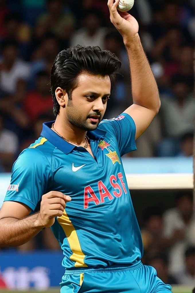 Atif Aslam as a fast bowler